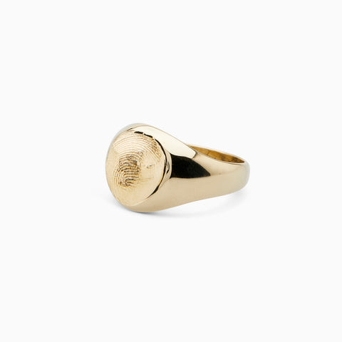 Impression Fingerprint Rings
