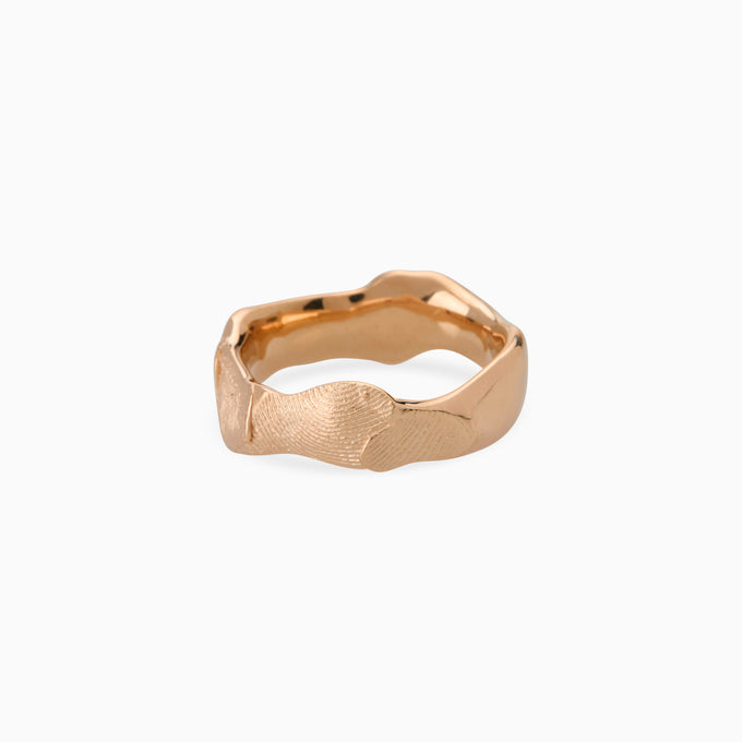 Impression™ Wave Ring | Rose Gold