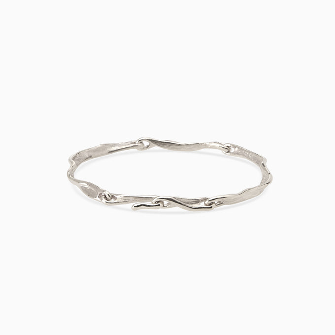 Sculpt Bracelet | Silver