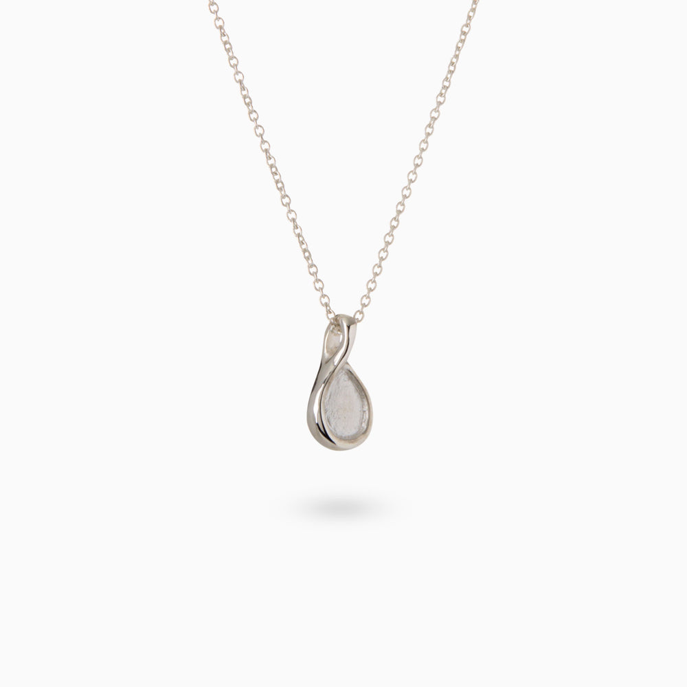 Forma Pendant | White Gold