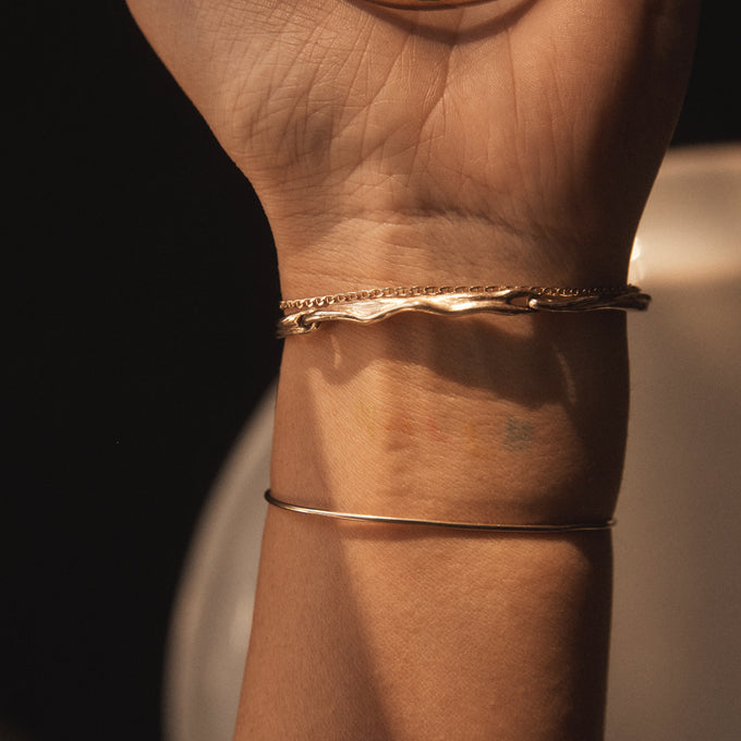 Sculpt Bracelet | Yellow Gold
