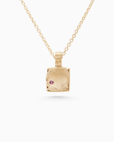 Impression™ Slate Pendant | Yellow Gold