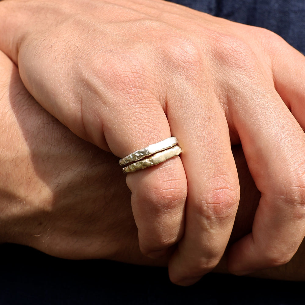Custom Kindred Ring (Stones & Engraving) | Silver