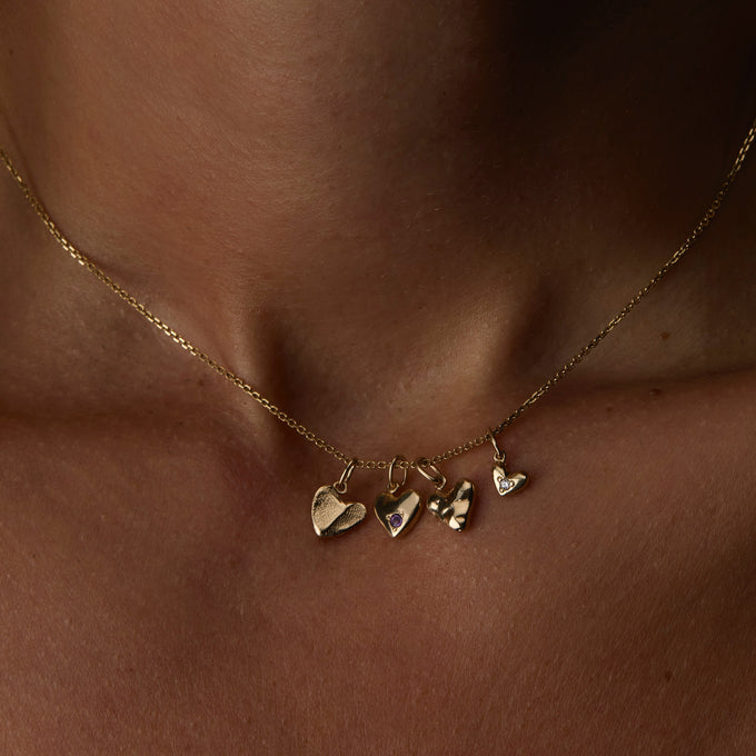 Impression™ Heart Pendant | Yellow Gold
