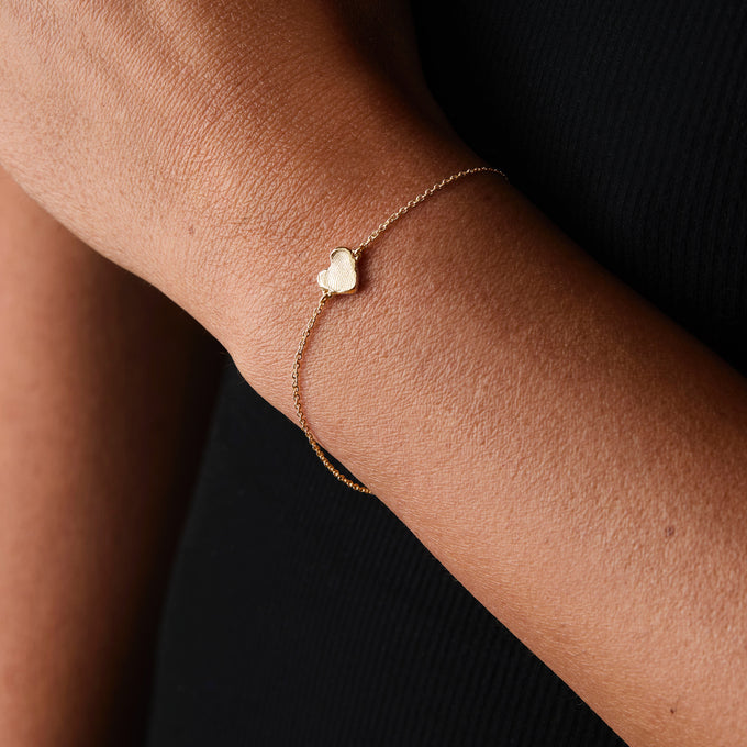Impression™ Heart Bracelet | Yellow Gold