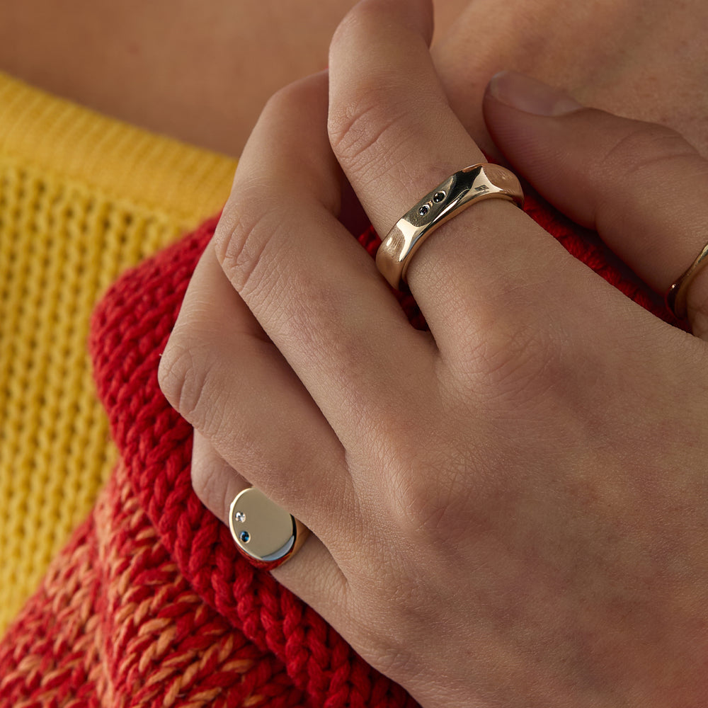 Signet Stone Ring | Yellow Gold