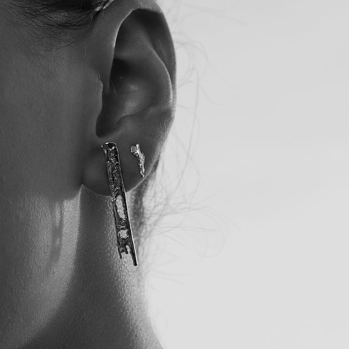 Linen Ear Pin 4.0 | Silver