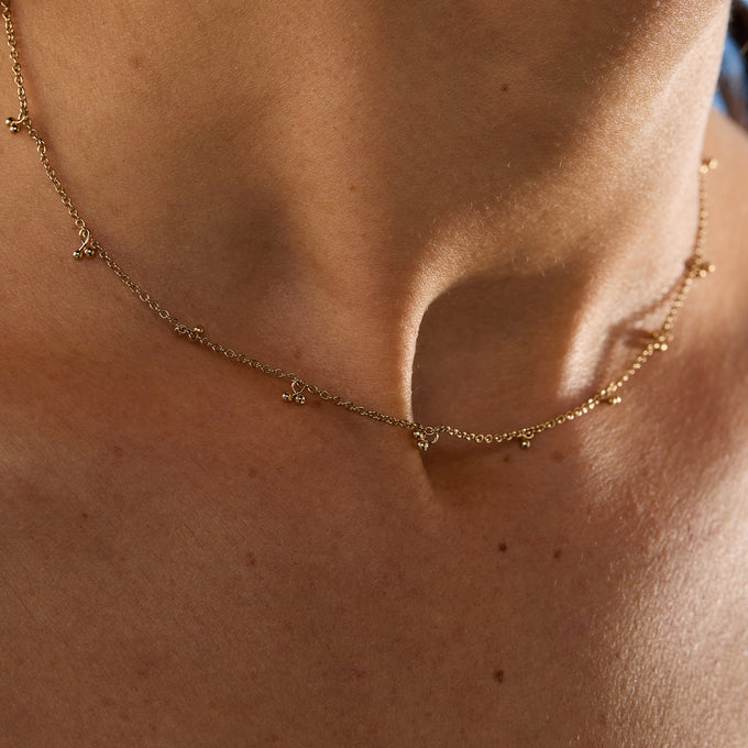 Cherrie Chain Necklace | Gold