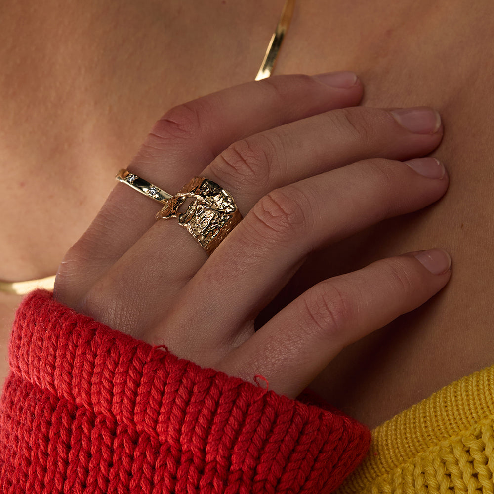 Linen Ring | Gold