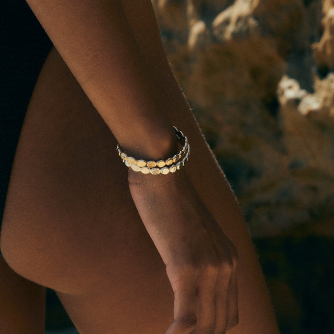 Pebble Cuff | Silver