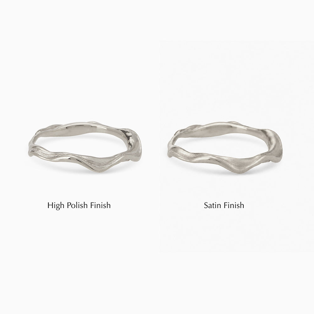 Delicate Sculpt Ring | Silver