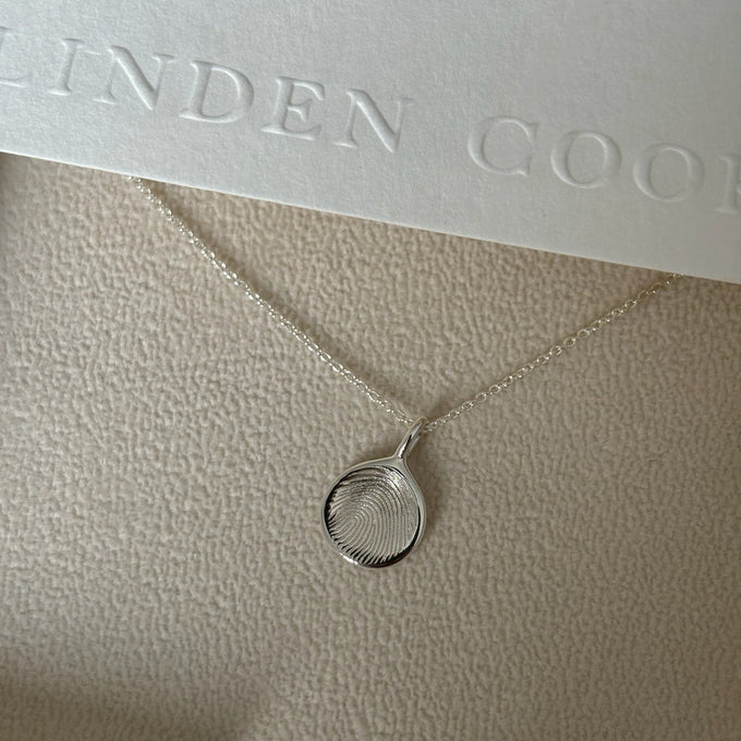 Custom Engraved Pendant | Silver