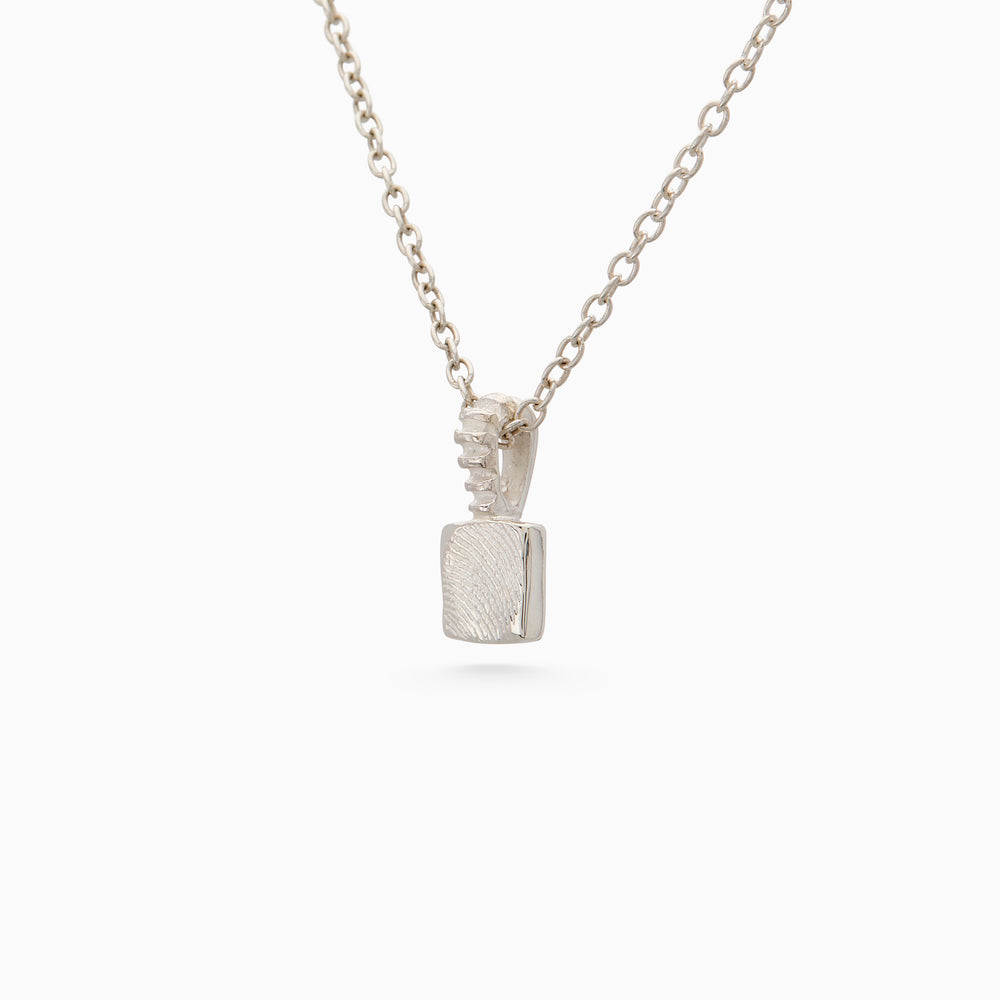 Impression™ Slate Pendant | Silver