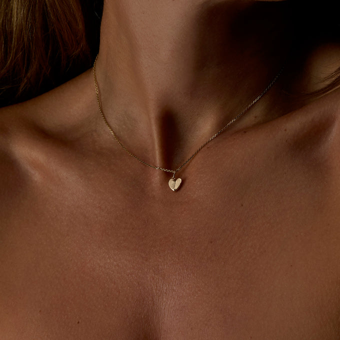 Impression™ Heart Pendant | Yellow Gold