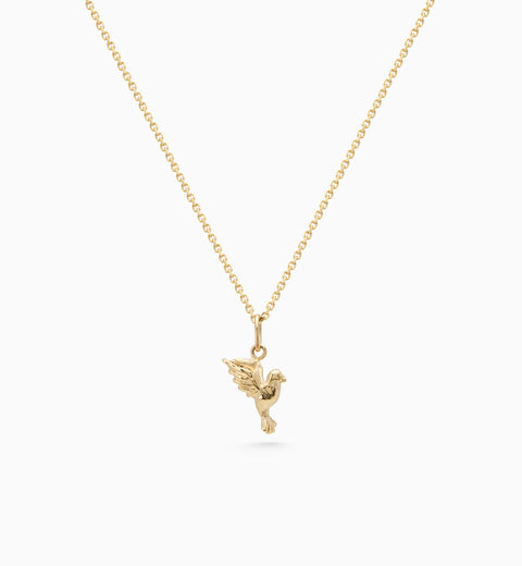 Bluebird Pendant | Yellow Gold