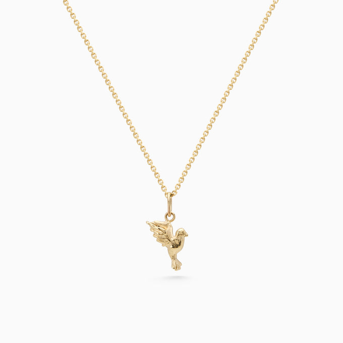 Bluebird Pendant | Yellow Gold