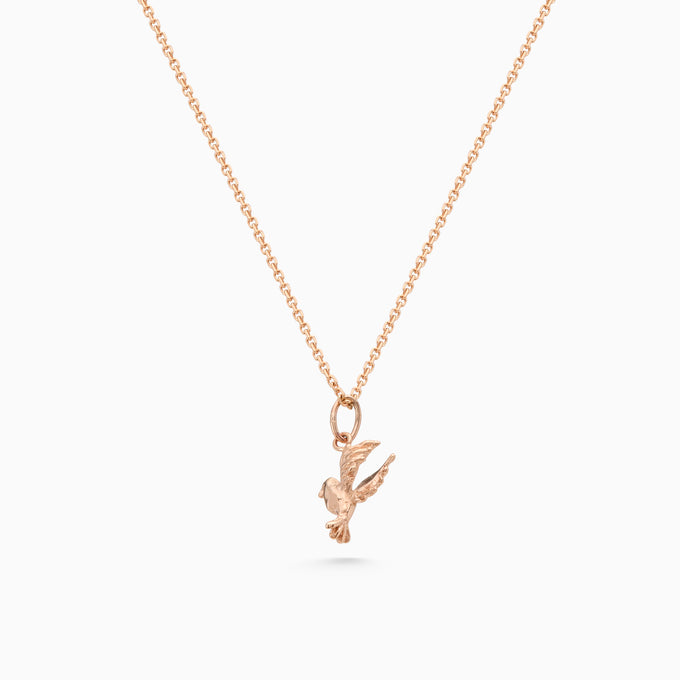 Bluebird Pendant | Rose Gold