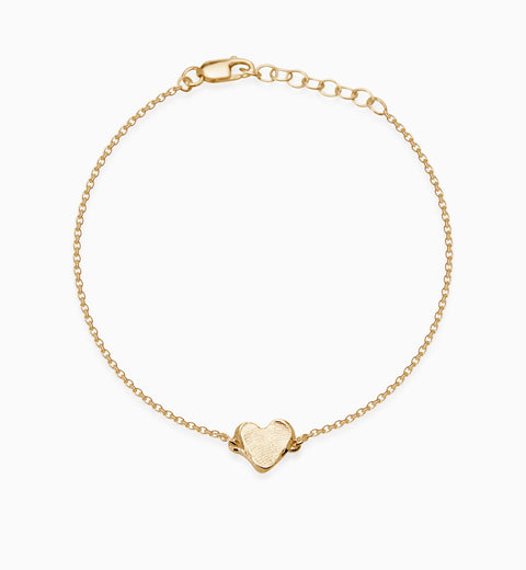 Impression™ Heart Bracelet | Yellow Gold