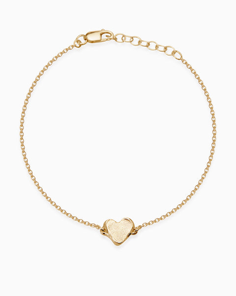 Impression™ Heart Bracelet | Yellow Gold