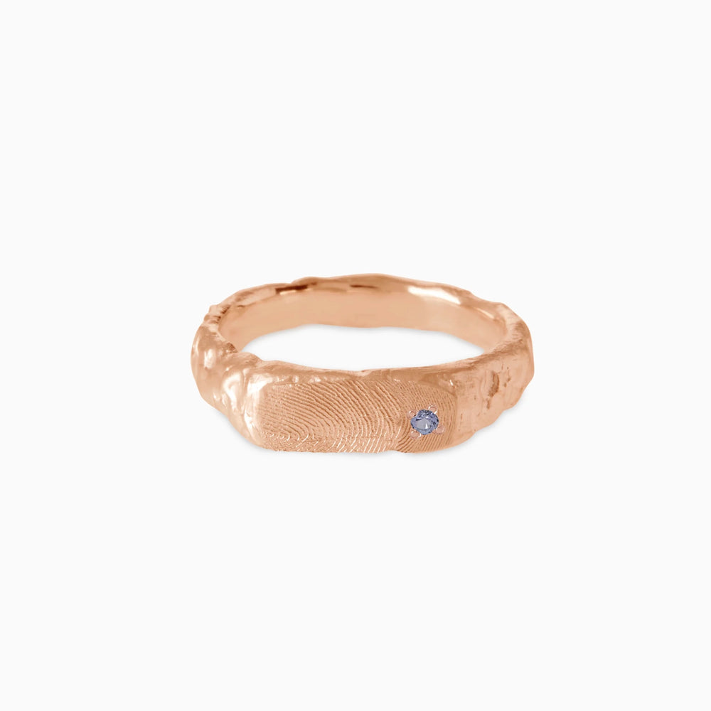 Impression™ Mason Signet Ring | Rose Gold