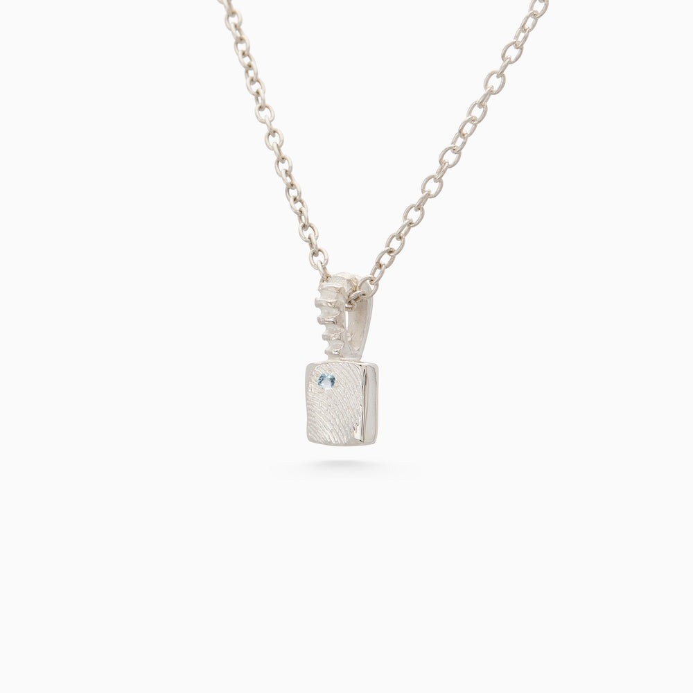 Impression™ Slate Pendant | Silver