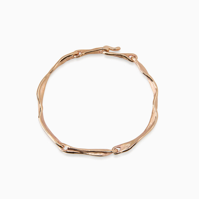 Sculpt Bracelet | Rose Gold