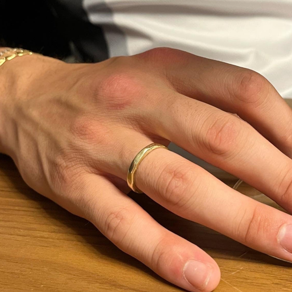 Organic Chunky Apex Ring | Solid Gold