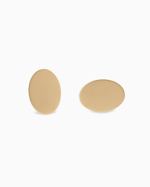 Halo Cufflinks | Yellow Gold