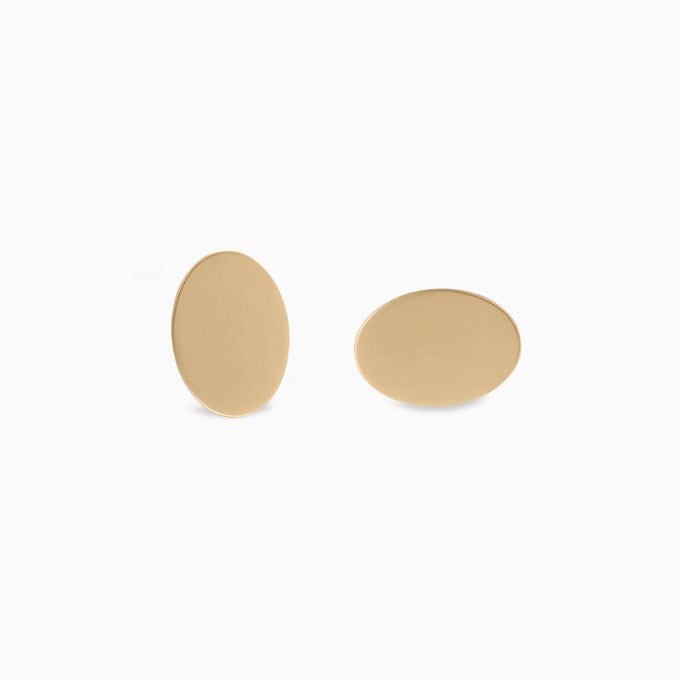 Halo Cufflinks | Yellow Gold
