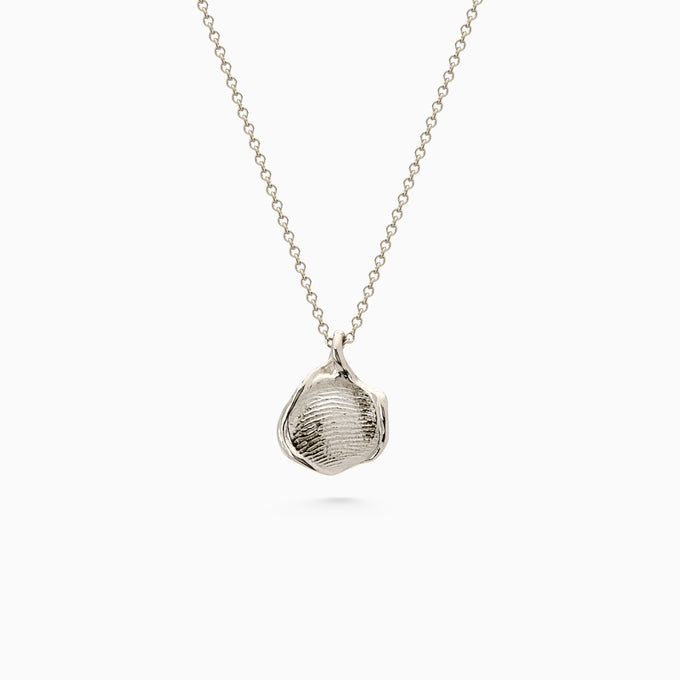 Impression™ Wave Pendant | White Gold
