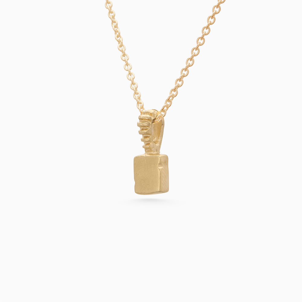 Impression™ Slate Pendant | Yellow Gold