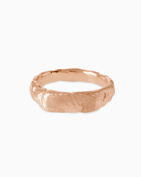 Impression™ Mason Signet Ring | Rose Gold