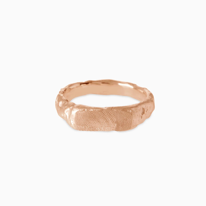 Impression™ Mason Signet Ring | Rose Gold