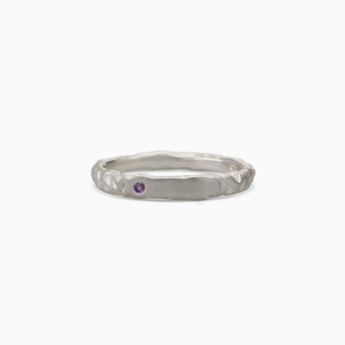 Custom Kindred Ring (Stones & Engraving) | White Gold