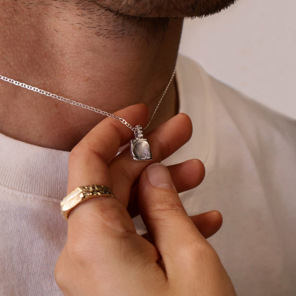 Impression™ Slate Pendant | Silver