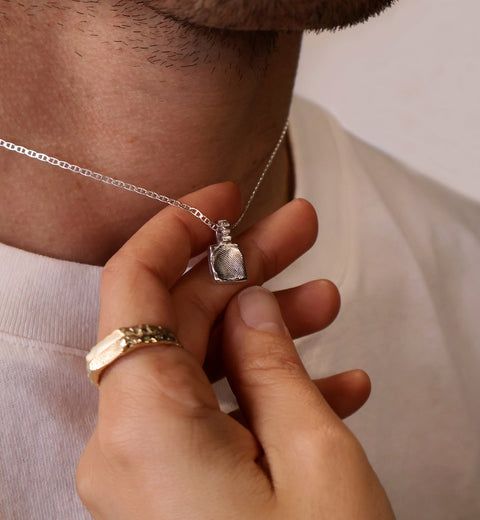 Impression™ Slate Pendant | Silver
