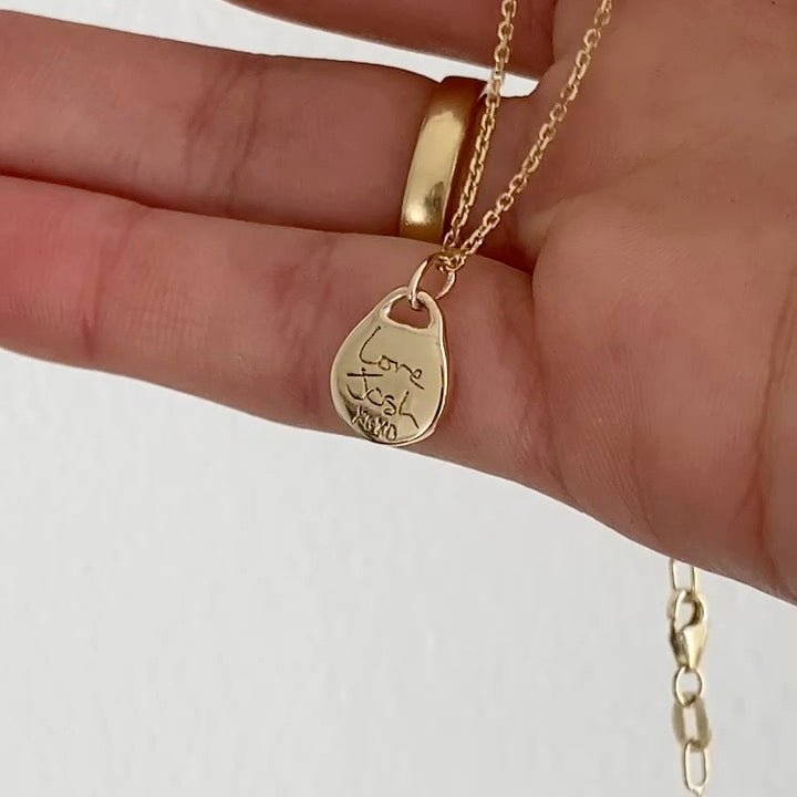 Round Pendant | Yellow Gold