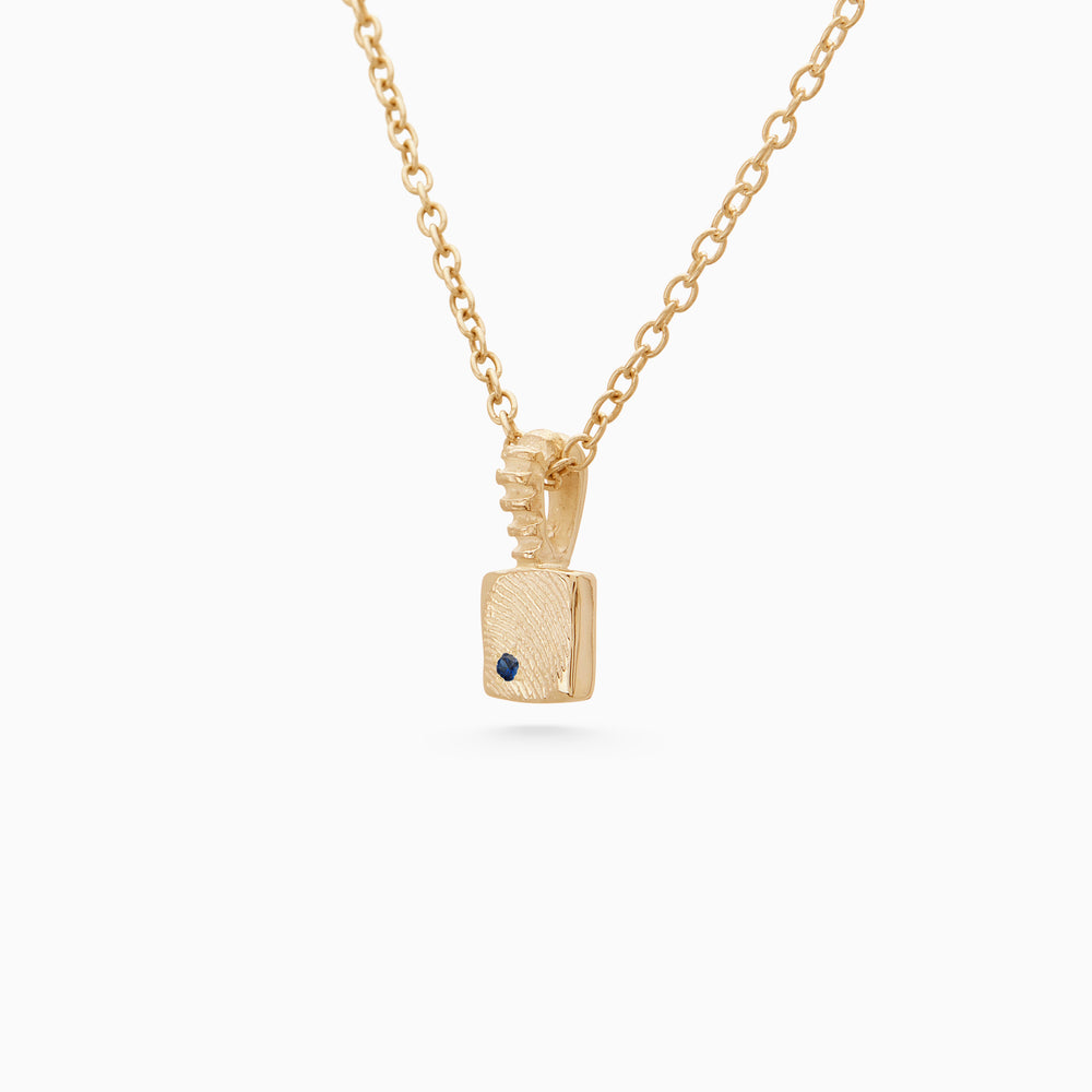 Impression™ Slate Pendant | Yellow Gold