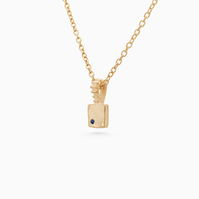 Impression™ Slate Pendant | Yellow Gold