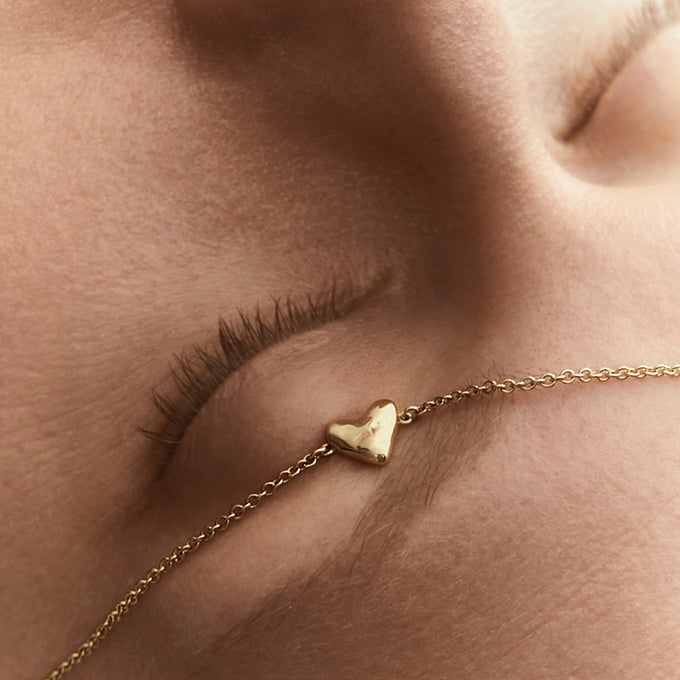 Organic Heart Bracelet | Yellow Gold - Available Now