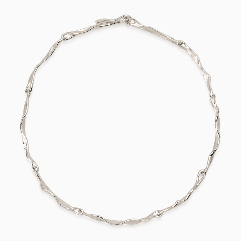 Sculpt Necklace | Silver