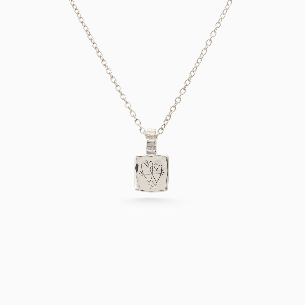 Impression™ Slate Pendant | Silver