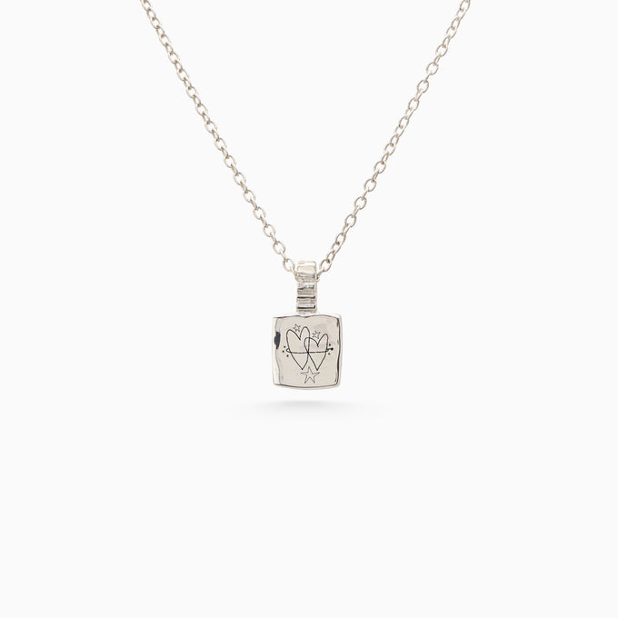 Impression™ Slate Pendant | Silver