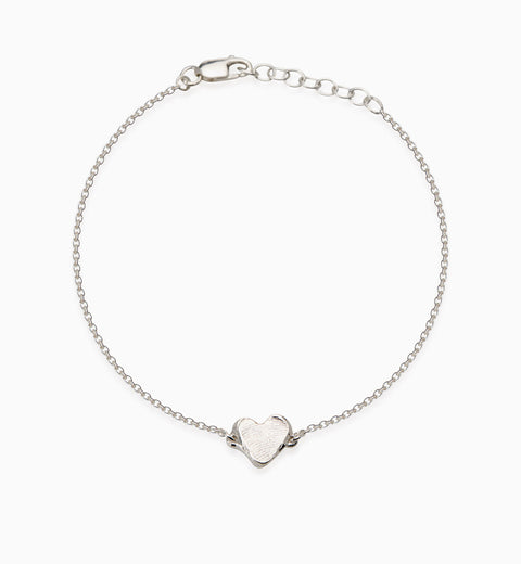 Impression™ Heart Bracelet | Silver
