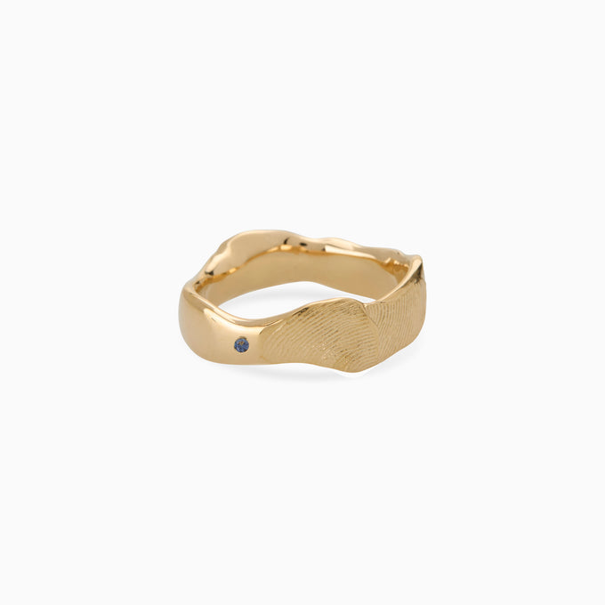 Impression™ Wave Ring | Yellow Gold