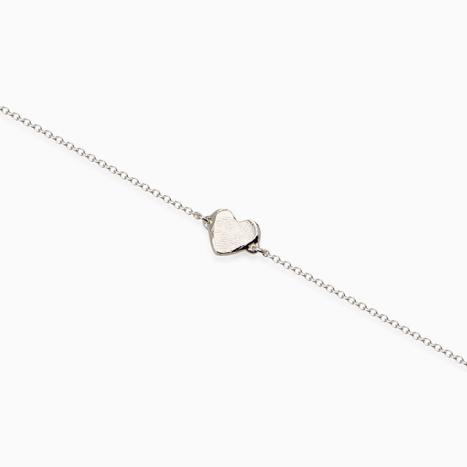 Impression™ Heart Bracelet | Silver
