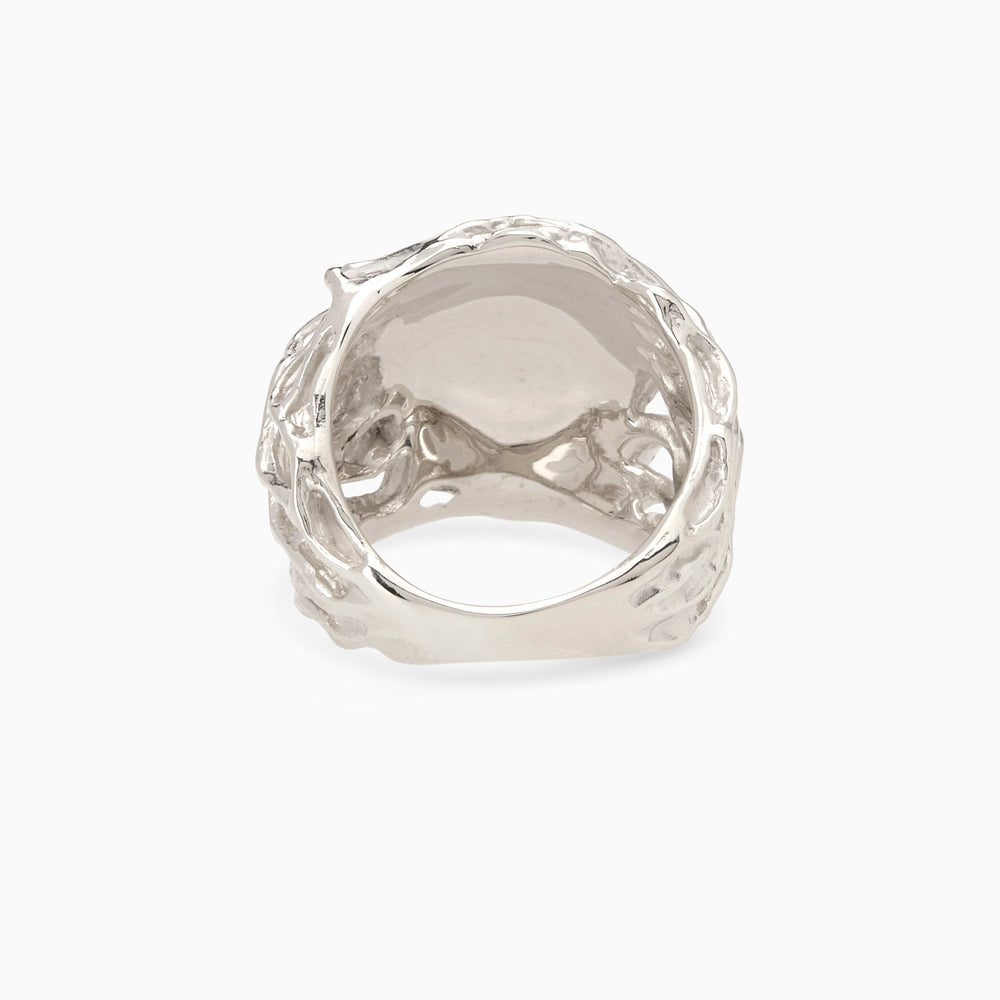 Ivy Signet Ring | Silver