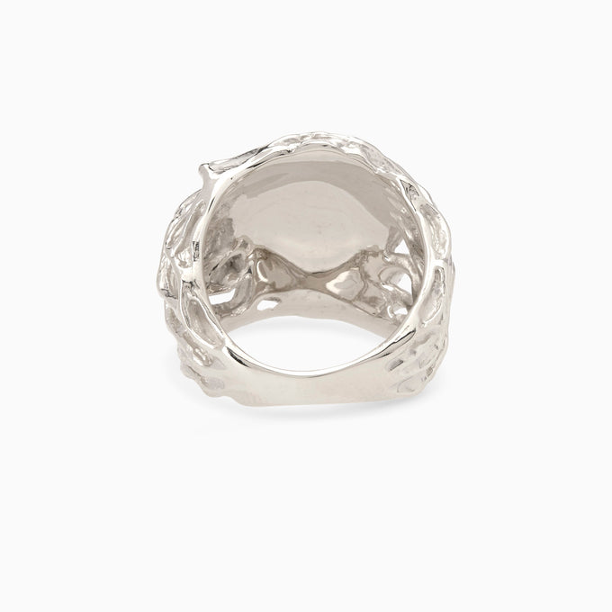 Ivy Signet Ring | Silver