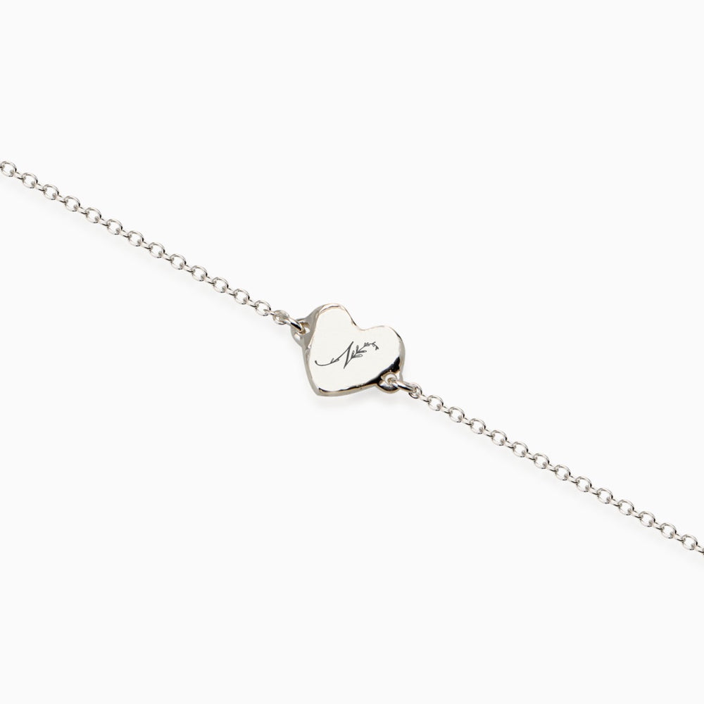 Impression™ Heart Bracelet | Silver