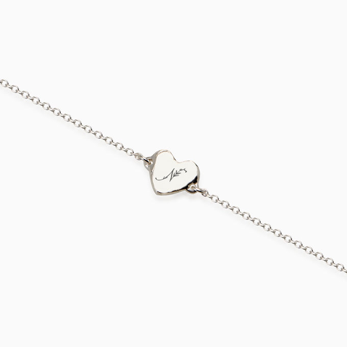 Impression™ Heart Bracelet | Silver